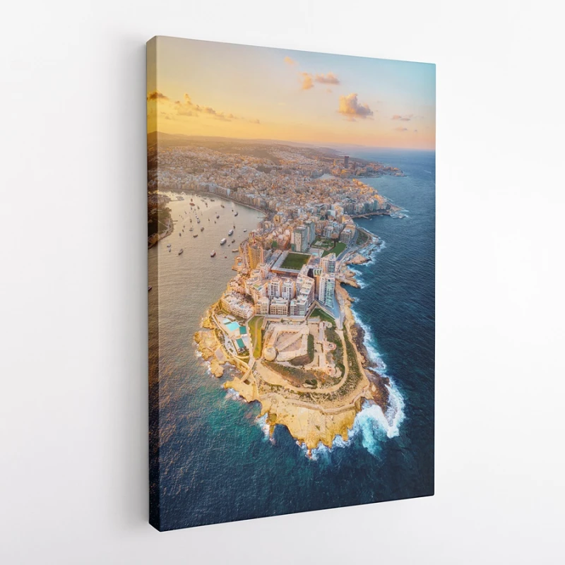 OBRAZ NA PŁÓTNIE Malta, sliema