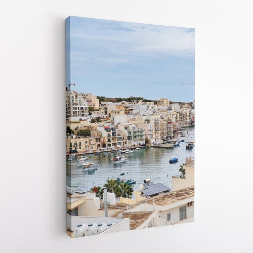 OBRAZ NA PŁÓTNIE Malta - marsaskala wz2
