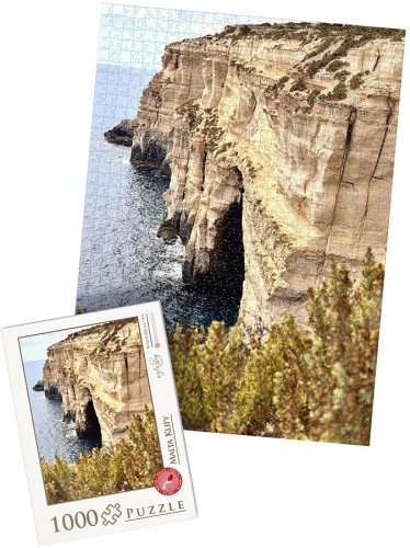 PUZZLE z pudełkiem - MALTA klify wz1