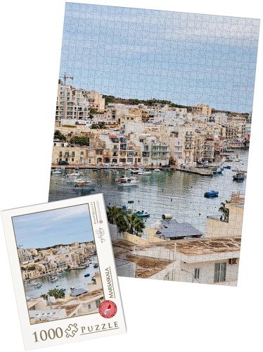 PUZZLE z pudełkiem - MALTA marsaskala wz2