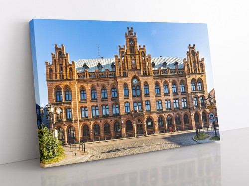 OBRAZ NA PŁÓTNIE Koszalin - Poczta Główna wz1