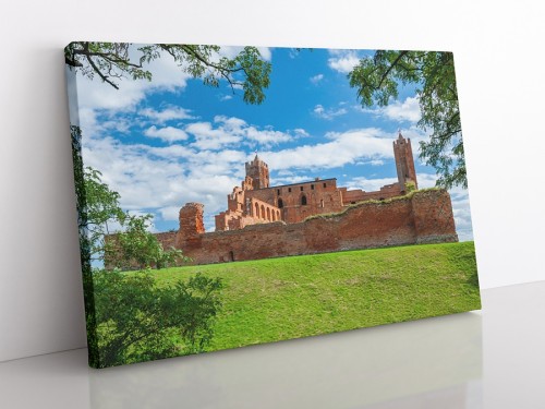 OBRAZ NA PŁÓTNIE Radzyń Chełmiński - zamek krzyżacki wz2