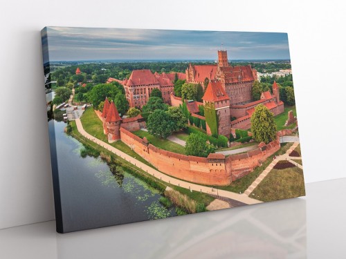 OBRAZ NA PŁÓTNIE Malbork zamek krzyżacki