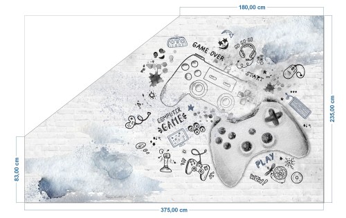 FOTOTAPETA pady / PŁÓTNO / klej wall fix 2,5kg