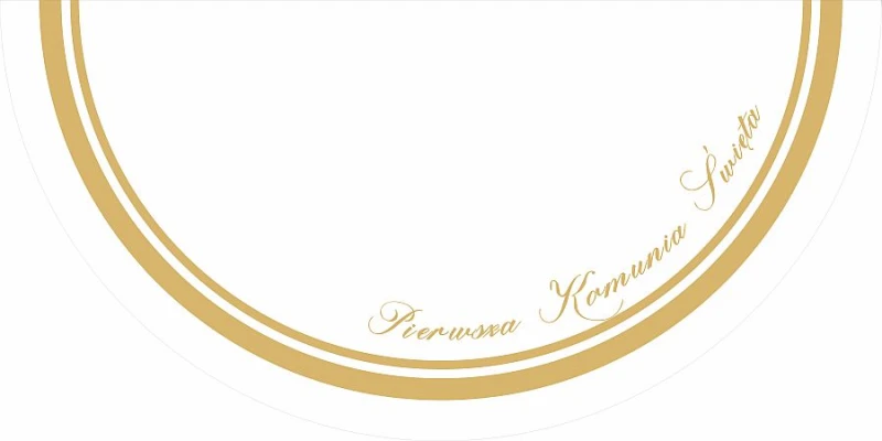 DYWAN do ścianek balonowych - komunijny wz4
