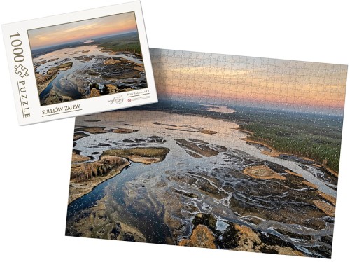 PUZZLE - Sulejów, zalew - z pudełkiem