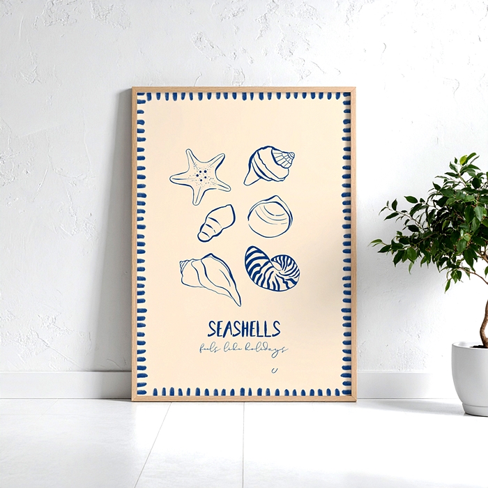 PLAKAT La Dolce Vita - włoskie dolce far niente nad morzem wz9