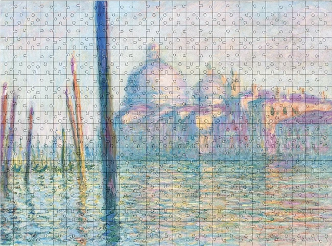 wytwory_puzzle_Claude_Monet_Canal Grande w Wenecji_wzor.jpg