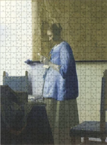 wytwory_puzzle_Jan Vermeer,_Kobieta w błękitnej sukni_wzor.jpg