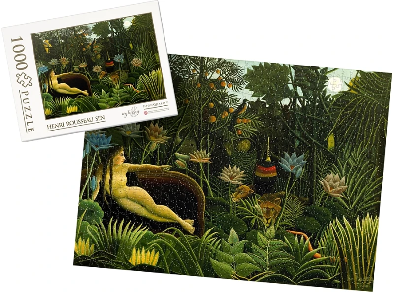 PUZZLE - Henri Rousseau Sen - z pudełkiem