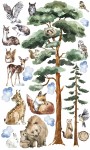 NAKLEJKI NA ŚCIANĘ forest legend 200x120cm
