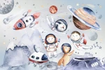 Fototapeta mural ale kosmos planety wz2 - NA WYMIAR