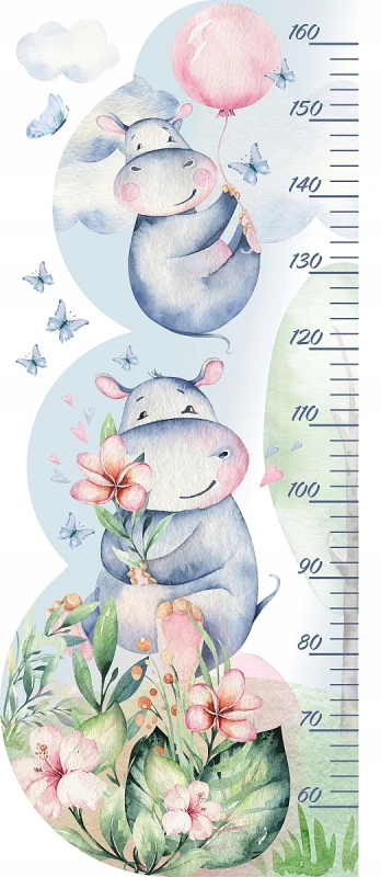 MIARKA WZROSTU - igraszki hipopotamów