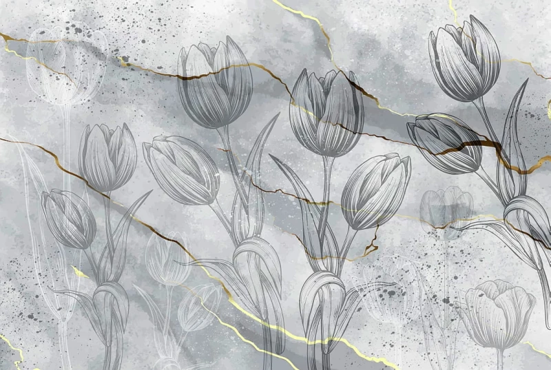 FOTOTAPETA FLORES wz1 - NA WYMIAR