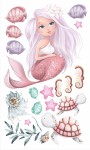 NAKLEJKI NA ŚCIANĘ podwodny świat syrenki wz2 - 200x120cm