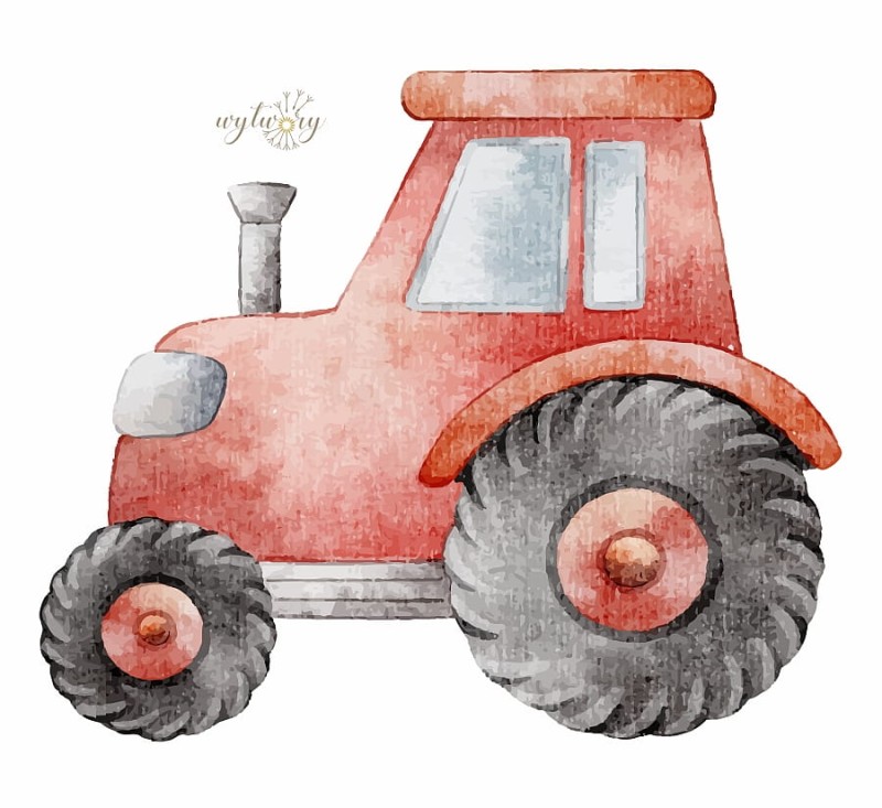 DEKORACJA WIELKOFORMATOWA - farma, traktor 110cm